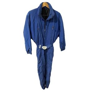 Blue Bogner Ski‎ Suit Snowsuit Sz 12 Vintage Retro